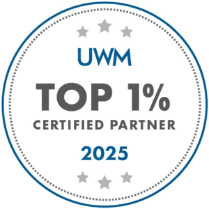 UWM Top 1% Certified Partner 2025